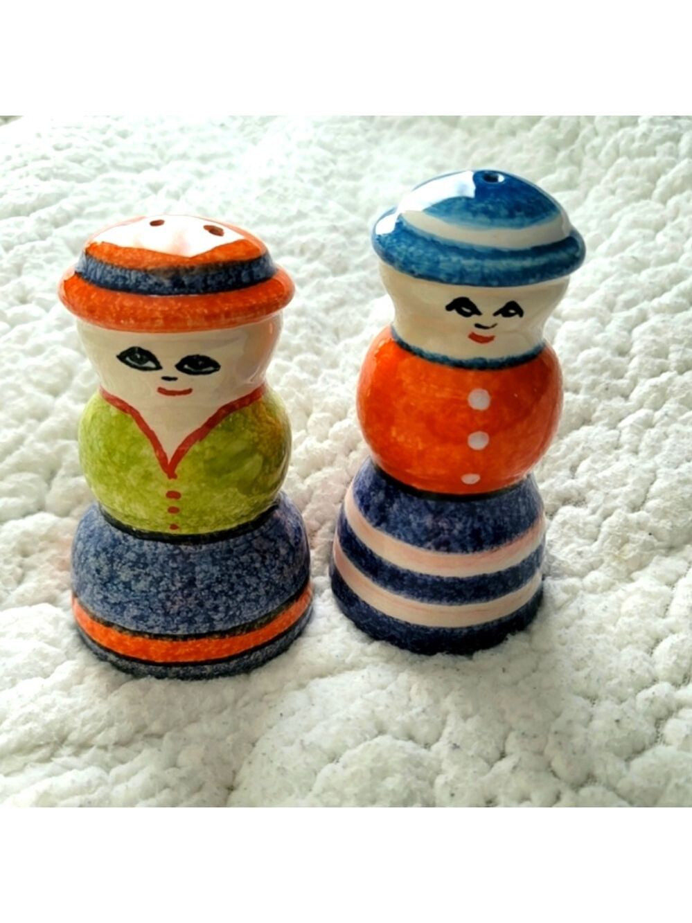 Modigliani Italian Region Ceramic Salt & Pepper Shaker Set